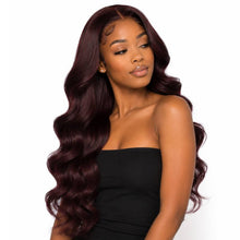 Load image into Gallery viewer, Burgundy Body Wave Human Hair Bundle Deal