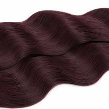 Load image into Gallery viewer, Burgundy Body Wave Human Hair Bundle Deal
