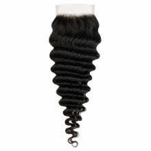 Load image into Gallery viewer, Deep Wave 4x4 Transparent Lace Closure