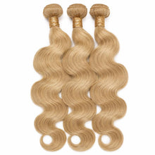Load image into Gallery viewer, Honey Blonde Body Wave Human Hair Bundle Deal
